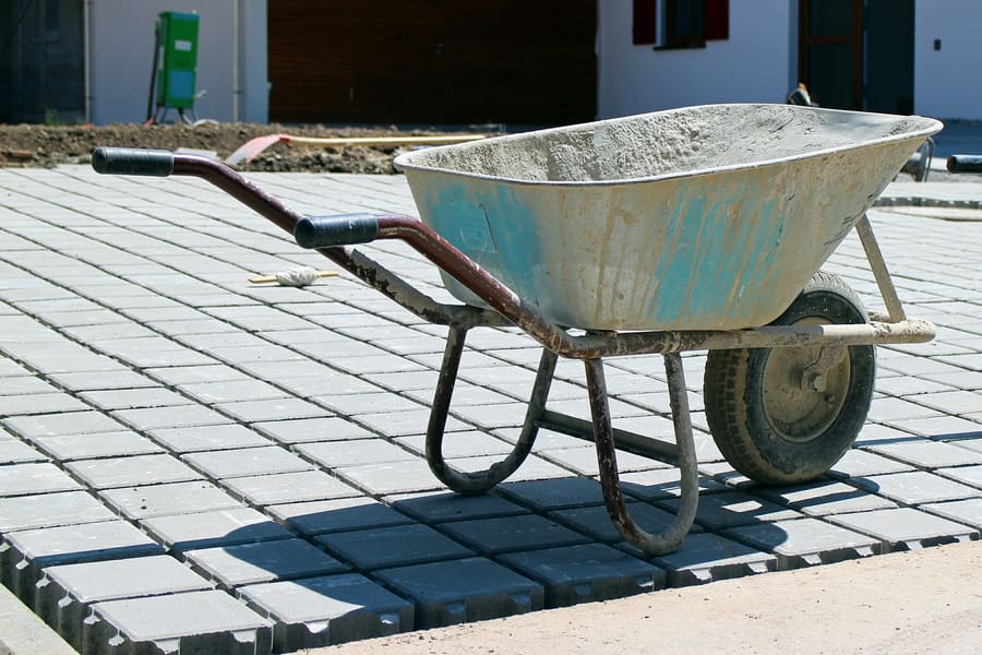 New driveway installation