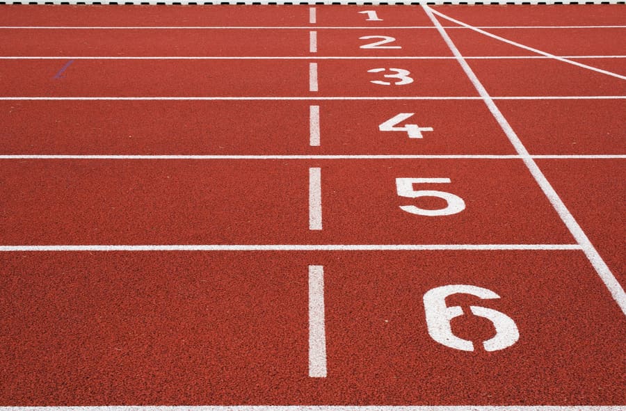 Sports court markings