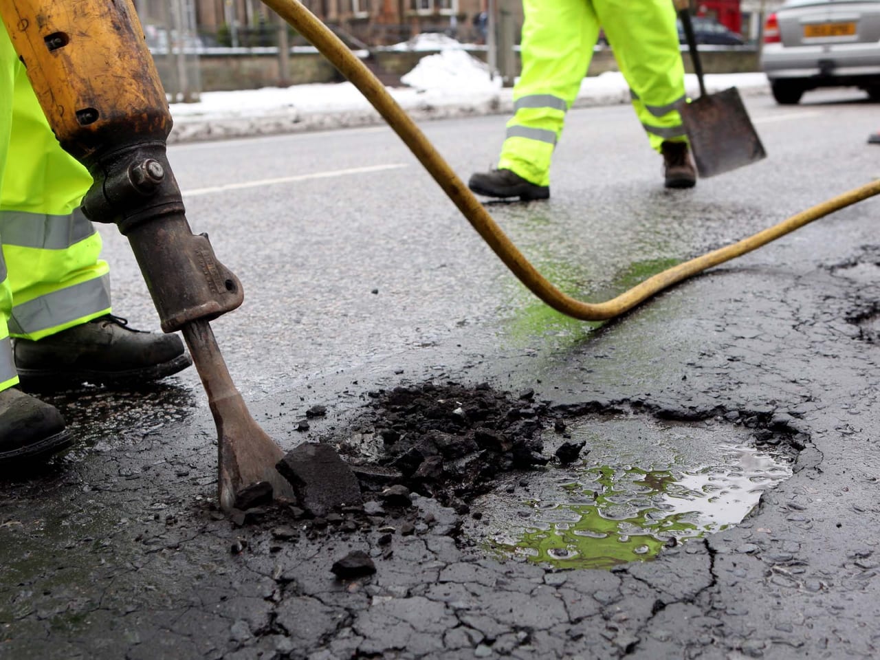Groundwork and sub-base preparation before surfacing